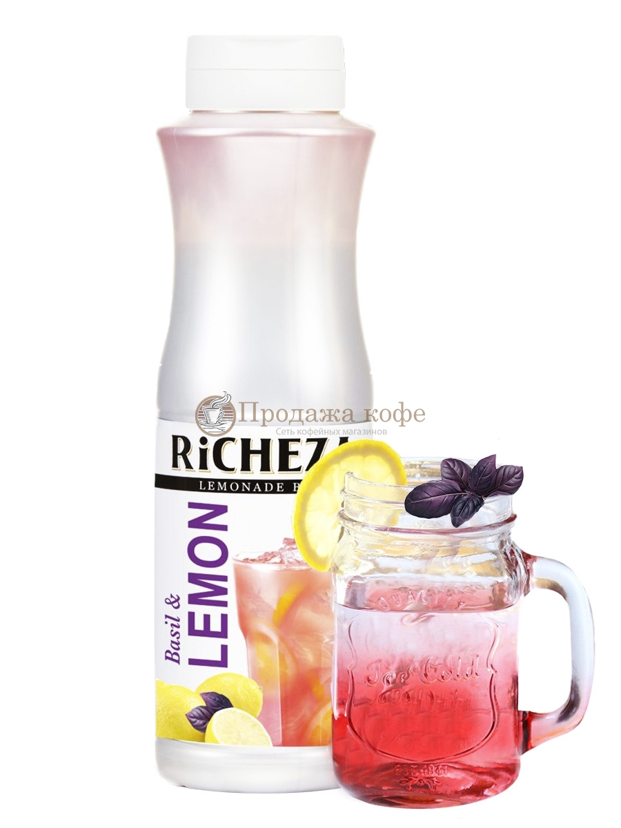 Основа для напитков RiCHEZA (Ричеза) Базилик - Лимон 1 кг