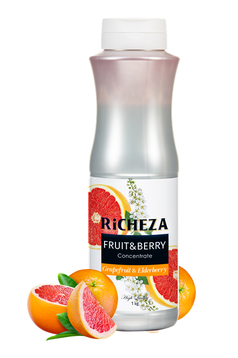 RiCHEZA Концентрат Грейпфрут-Бузина бутылка пластик (1кг) шт 003352
