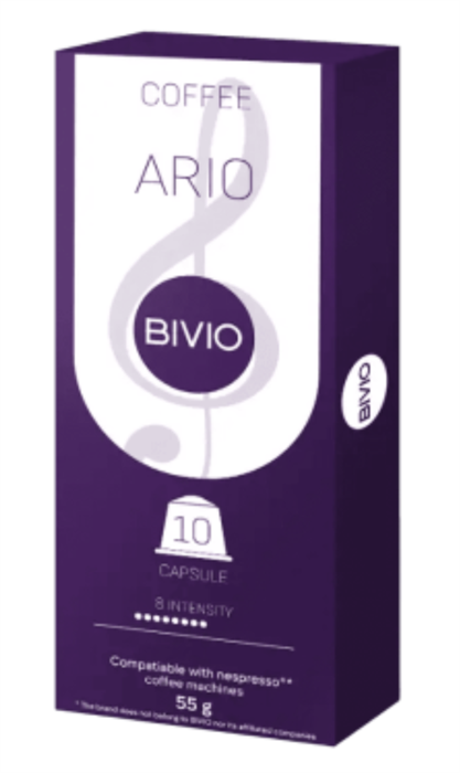Кофе жаренный молотый BIVIO Ario (10 кап/уп) xofM97lliCELGIHeGHtbR3