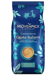 Кофе в зернах Movenpick Caffe Crema Gusto Italiano (Мовенпик Кафе Крема Густо Итальяно)  1 кг, вакуумная упаковка 006174