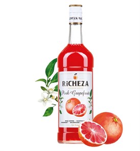 Сироп RICHEZA Розовый грейпфрут стекло (1л) 003381