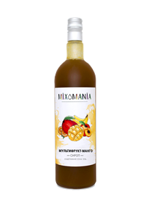 MIXOMANIA Сироп с соком Мульти фрукт - Манго, 1л 006045