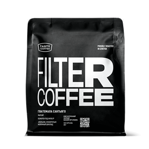 Tasty Coffee Гватемала Сантьяго 250 г, вакуумная упаковка 006218