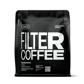 Tasty Coffee Кения Маунт 250 г, вакуумная упаковка 006224